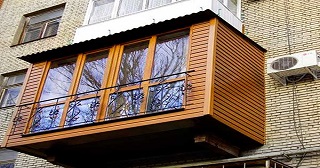 Внешняя отделка балкона Узловая цена от 1029 руб. м/2.